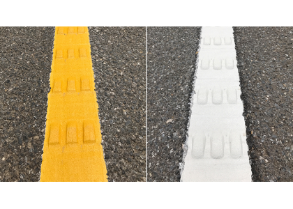 What is Raised Profile Marking or Rumble Strip?