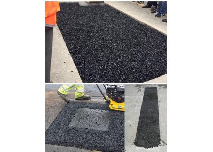 How to Repair Potholes with Cold Asphalt Patching Material?