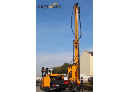 Solve your solar power plant construction problems with EWRC260 Solar Pile Drivers