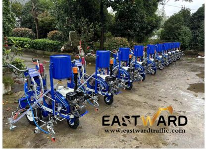 Hydraulic Plunger Pump Hand Push High Pressure Cold Spraying Road Marking Machine for Painting 